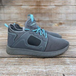 Flash Lights Light Up Shoes Youth Size 3 Gray Comfort Athletic School Shoes